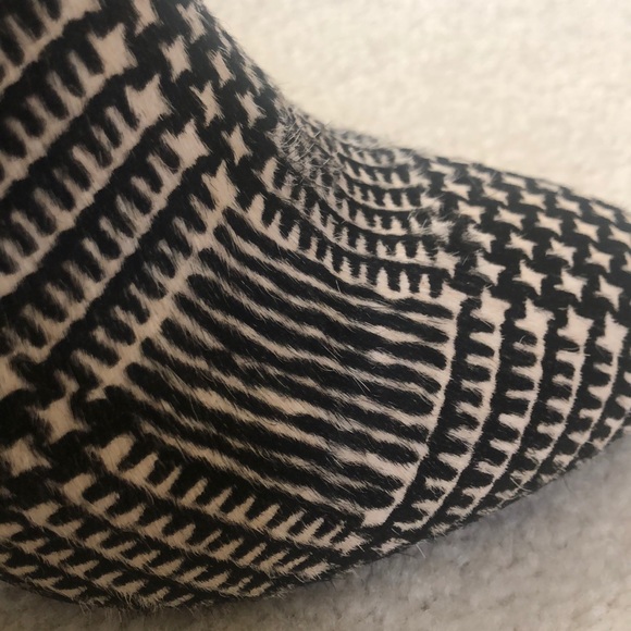Kate Spade Holly Houndstooth Calf Hair Booties - Picture 13 of 16